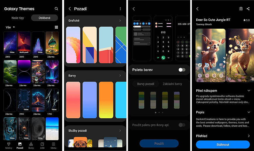 10 tipů: Přizpůsobte si svůj smartphone Samsung Galaxy Přizpůsobení vzhledu Samsung Galaxy
