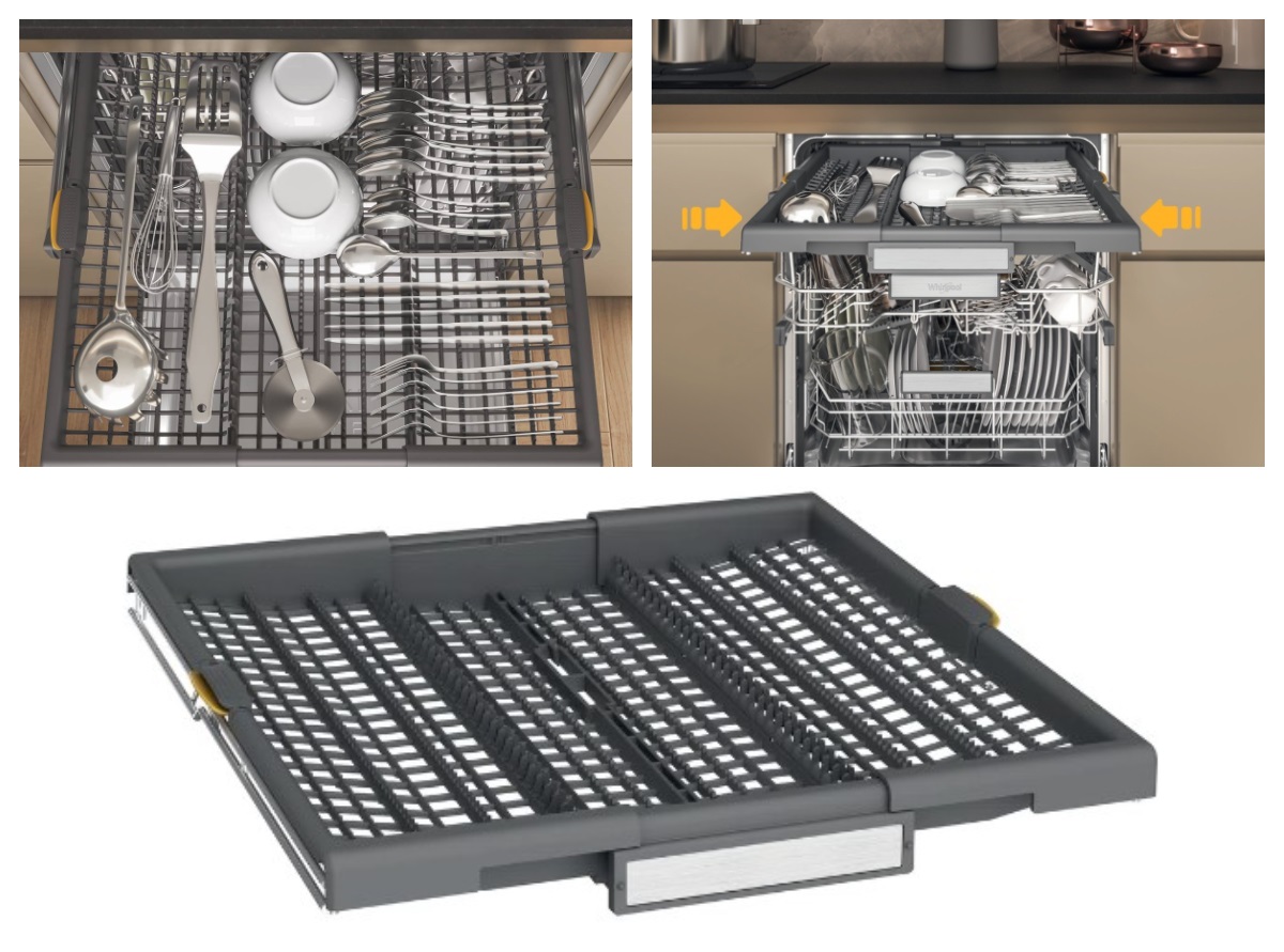 Třetí zásuvka myček Whirlpool MaxiSpace