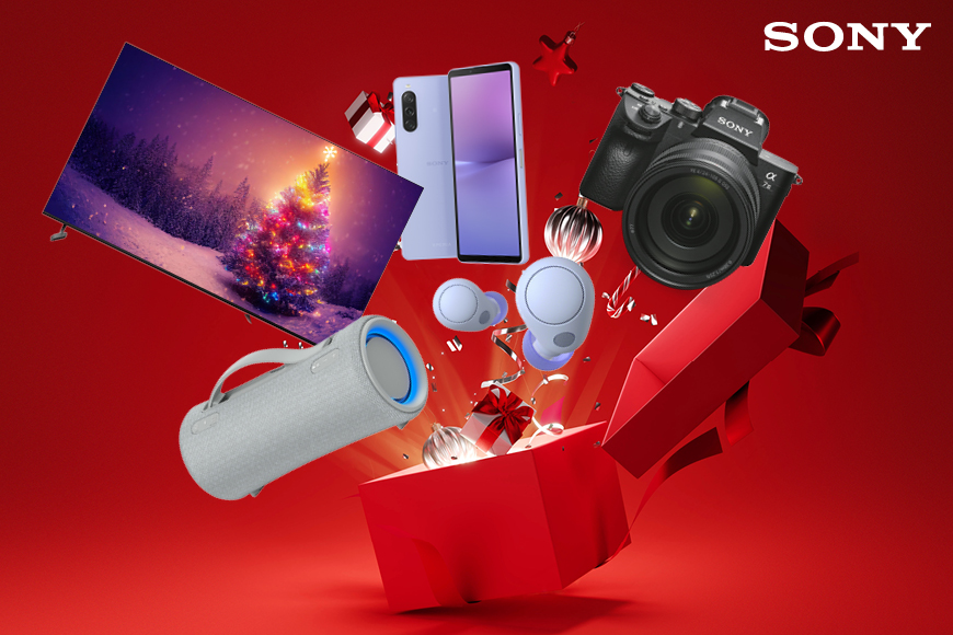 Tipy na dárky od Sony pro milovníky hudby, filmu i focení Tipy na darky Sony