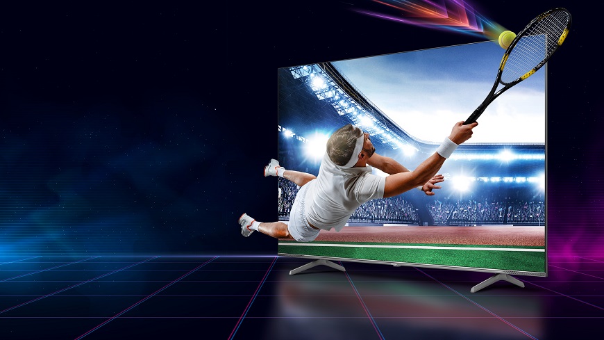 Sportovní režim u Smart televize Hisense 55E7KQ PRO