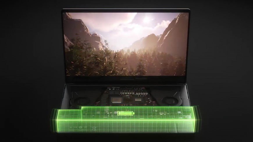Vsaďte na notebooky s kartami řady GeForce RTX 40 Výkonné a tenké notebooky díky 5. generaci NVIDIA Max-Q