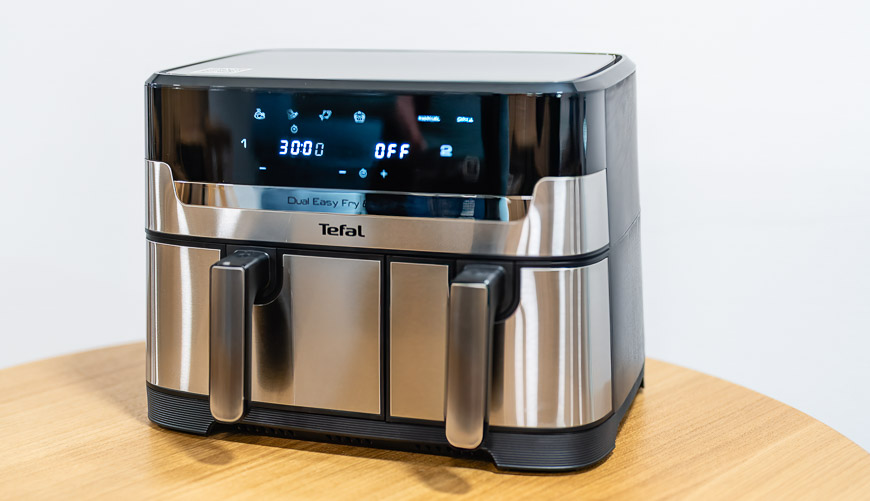 Recenze: Fritéza Tefal EY905D10 Dual Easy Fry & Grill pohostí celou rodinu fritéza Tefal Dual Easy