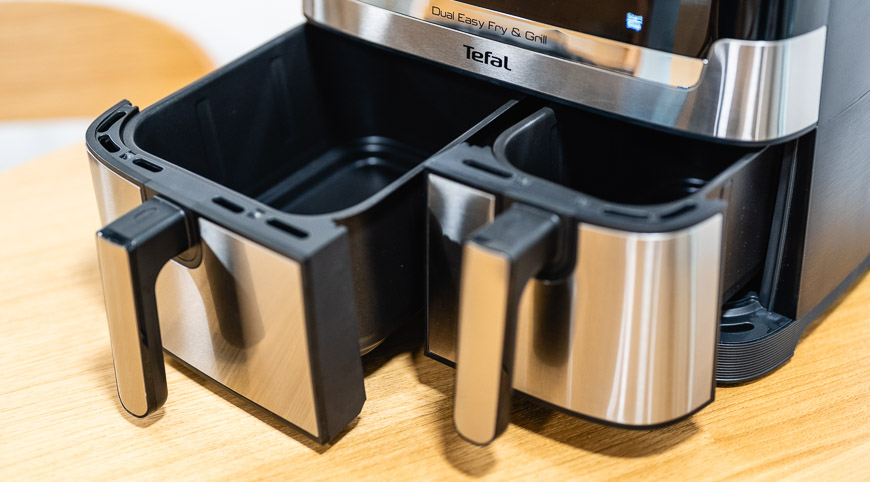 Recenze: Fritéza Tefal EY905D10 Dual Easy Fry & Grill pohostí celou rodinu Fritéza Tefal