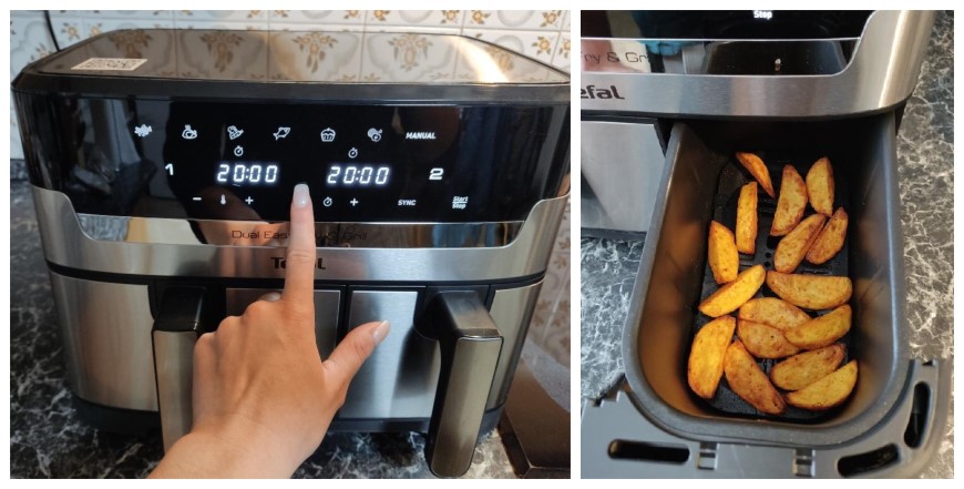 Recenze: Fritéza Tefal EY905D10 Dual Easy Fry & Grill pohostí celou rodinu fritéza Tefal