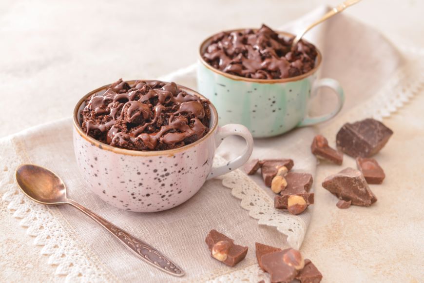Jak vařit jídlo v mikrovlnce? Mug cake