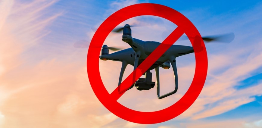 Zákaz používání dronu