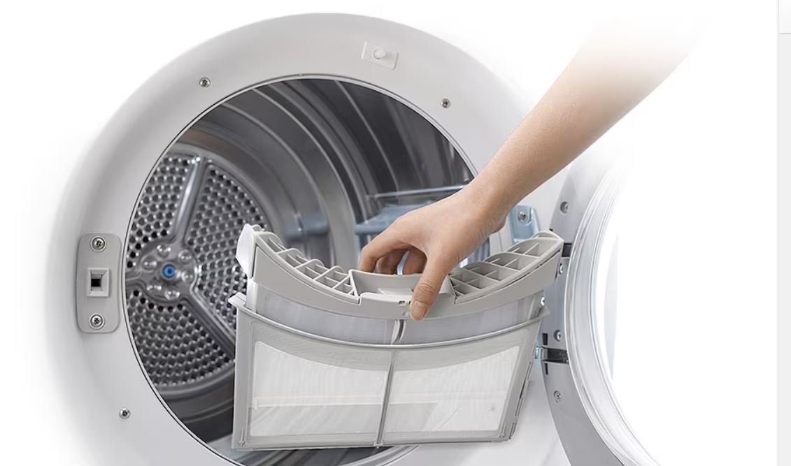 LG tipy pro dokonalé sušení prádla filtr_sušička_LG