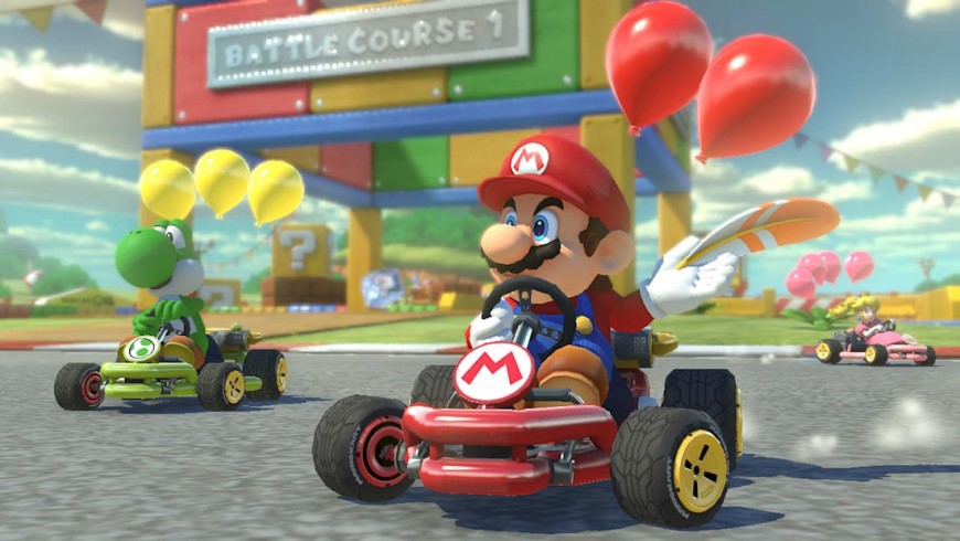 Nejlepší originální hry na Nintendo SWITCH Mario Kart 8 Deluxe