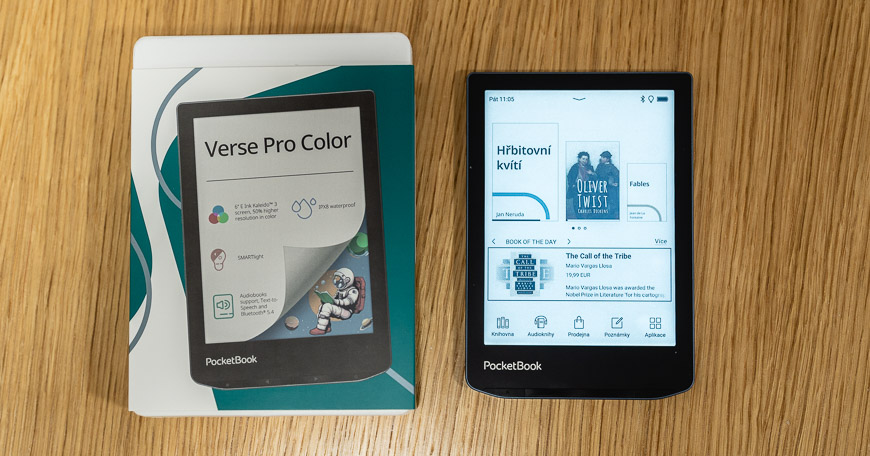 Recenze: Čtečka e-knih PocketBook Verse Pro Color potěší i vášnivého čtenáře PocketBook Verse Pro Color