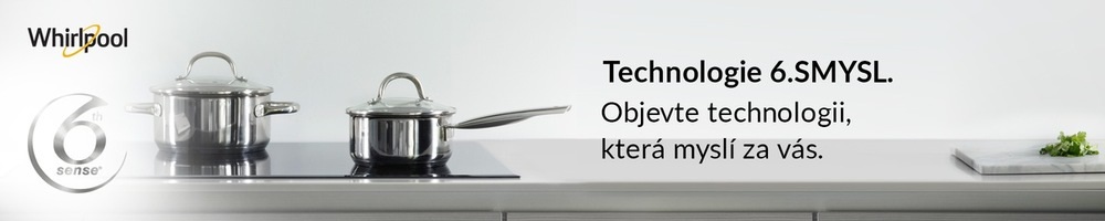 Inteligentní technologie Whirlpool 6. SMYSL: Pojem, který zná celý svět! Technologie Whirlpool 6. smysl