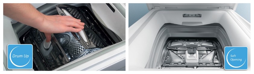 Inteligentní technologie Whirlpool 6. SMYSL: Pojem, který zná celý svět! Technologie 6. SMYSL, vrchem plněná pračka Whirlpool