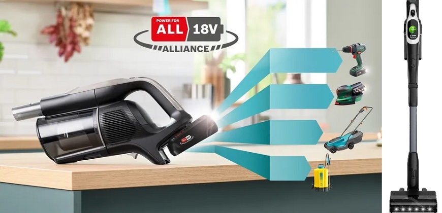 Buďte si jistí, že je doma čisto! Tyčový vysavač Bosch Unlimited 10 Unlimited10_baterie