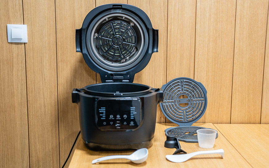 Recenze: Multifunkční hrnec Tefal Multicook Actifry – Ideální řešení pro zdravé a rychlé vaření Tefal Multicook Actifry obsah balení