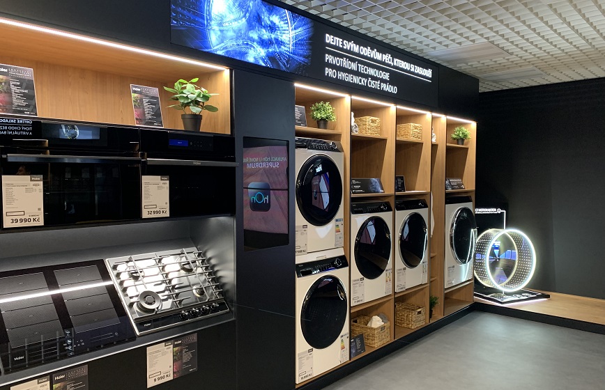 Showroom Haier – místo, kde luxus ožívá