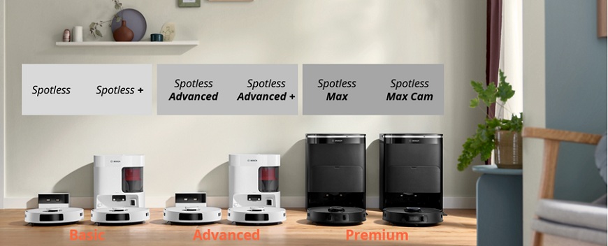 Bosch robotické vysavače Spotless