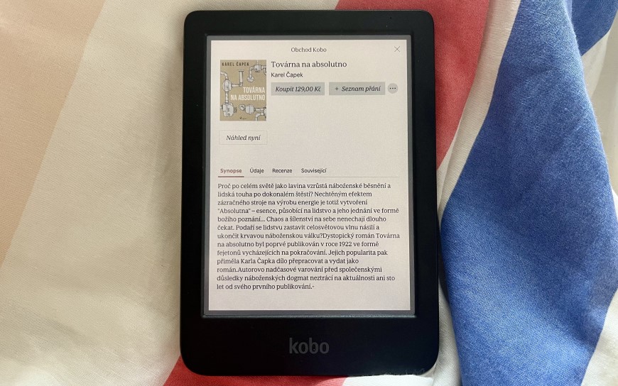 Recenze: Čtečka e-knih Kobo Clara Colour má co nabídnout obchod Kobo