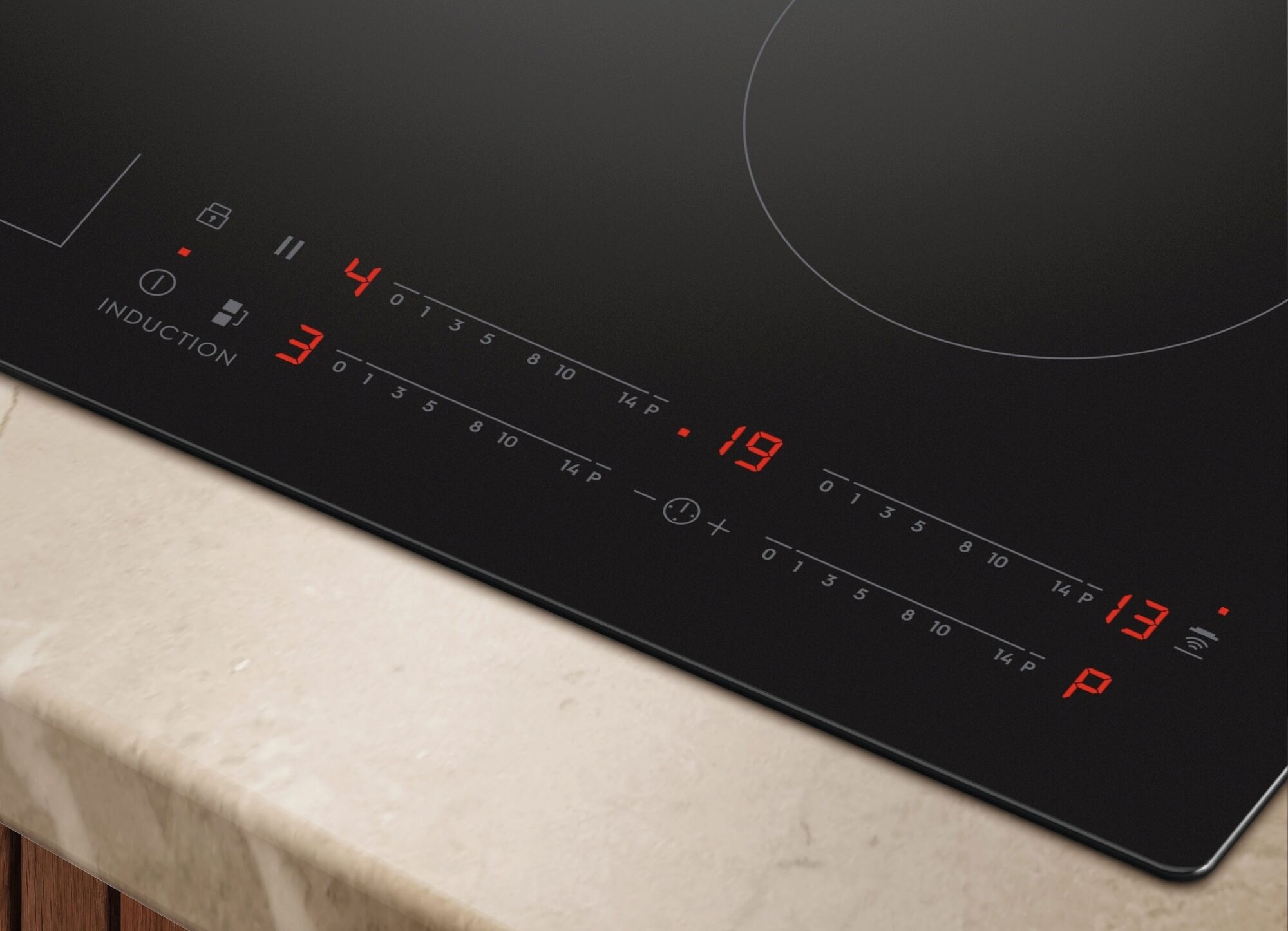 Elegance, která něco vydrží! To je indukce Electrolux SaphirMatt Electrolux SaphirMatt ovládání