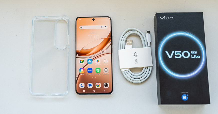 Recenze: Vivo V50 Lite - Styl, výkon a baterie, která vás nezradí balení vivo v50 lite