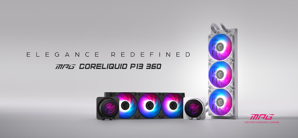 Nejlepší véčko současnosti i vhled do budoucnosti virtuální reality – poznejte žhavé srpnové novinky! AIO kapalinové chladič MSI s názvem MPG CORELIQUID P13