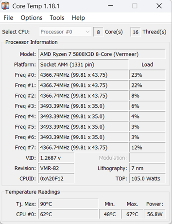 Jak vybrat chladič CPU? Aplikace Core Temp