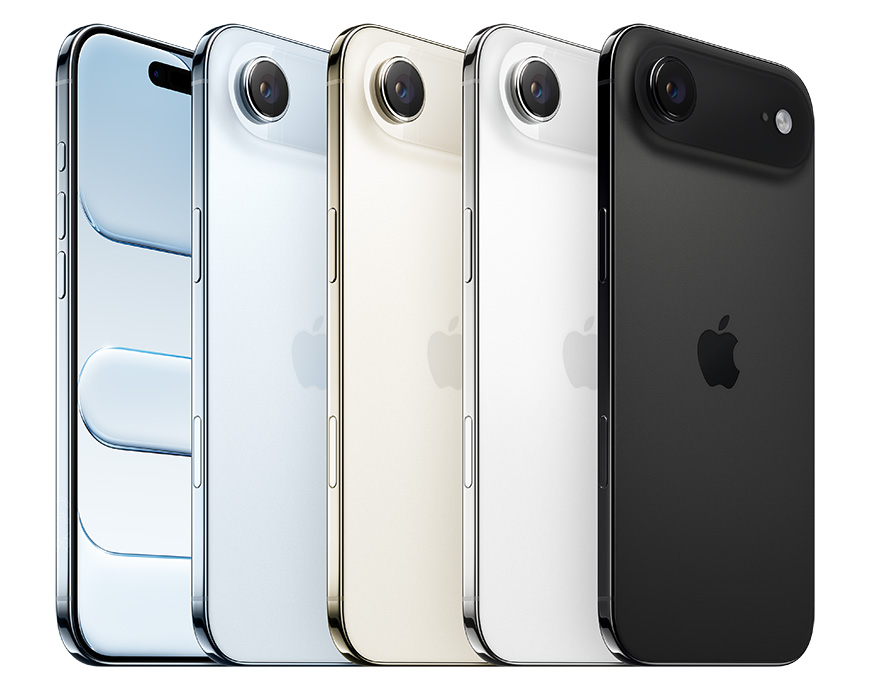 Nejvýkonnější iPhone 17 Pro, nejtenčí iPhone Air či ještě všestrannější Apple Watch Series 11 – seznamte se s novinkami Apple! Modely iPhone Air v různých barevných variantách