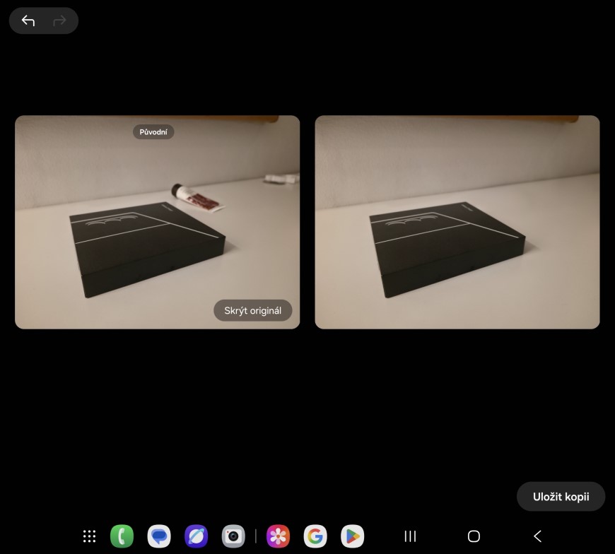 AI Galaxy odstranění objektu