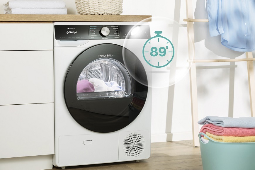 Pro šetrné sušení jako na čerstvém vzduchu zvolte sušičku Gorenje s technologií NatureDry Sušička Gorenje se nepyšní jen technologií NatureDry, ale i funkcí zkrácení doby sušení.