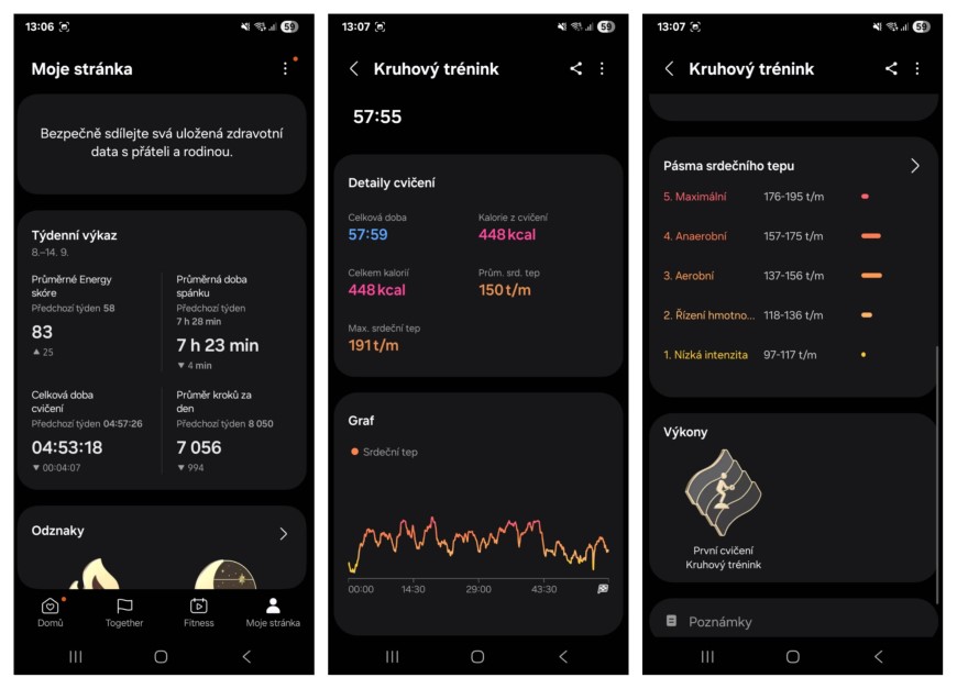 aplikace Samsung Watch