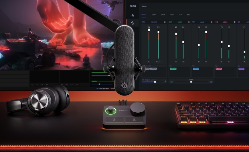 SteelSeries: Dánská legenda, která mění svět herního vybavení Mikrofon SteelSeries Alias Pro