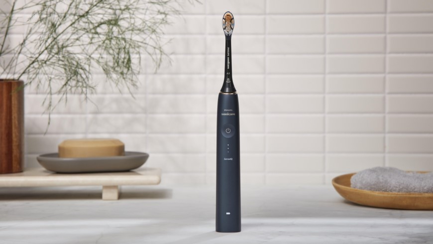 philips sonicare sonický zubní kartáček v koupelně