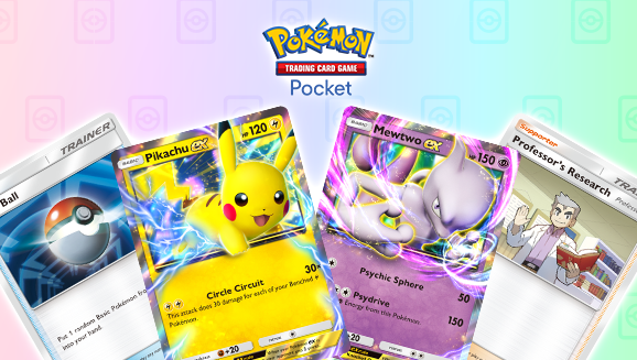 kartičky Pokémonů ve hře Pokémon TCG pocket