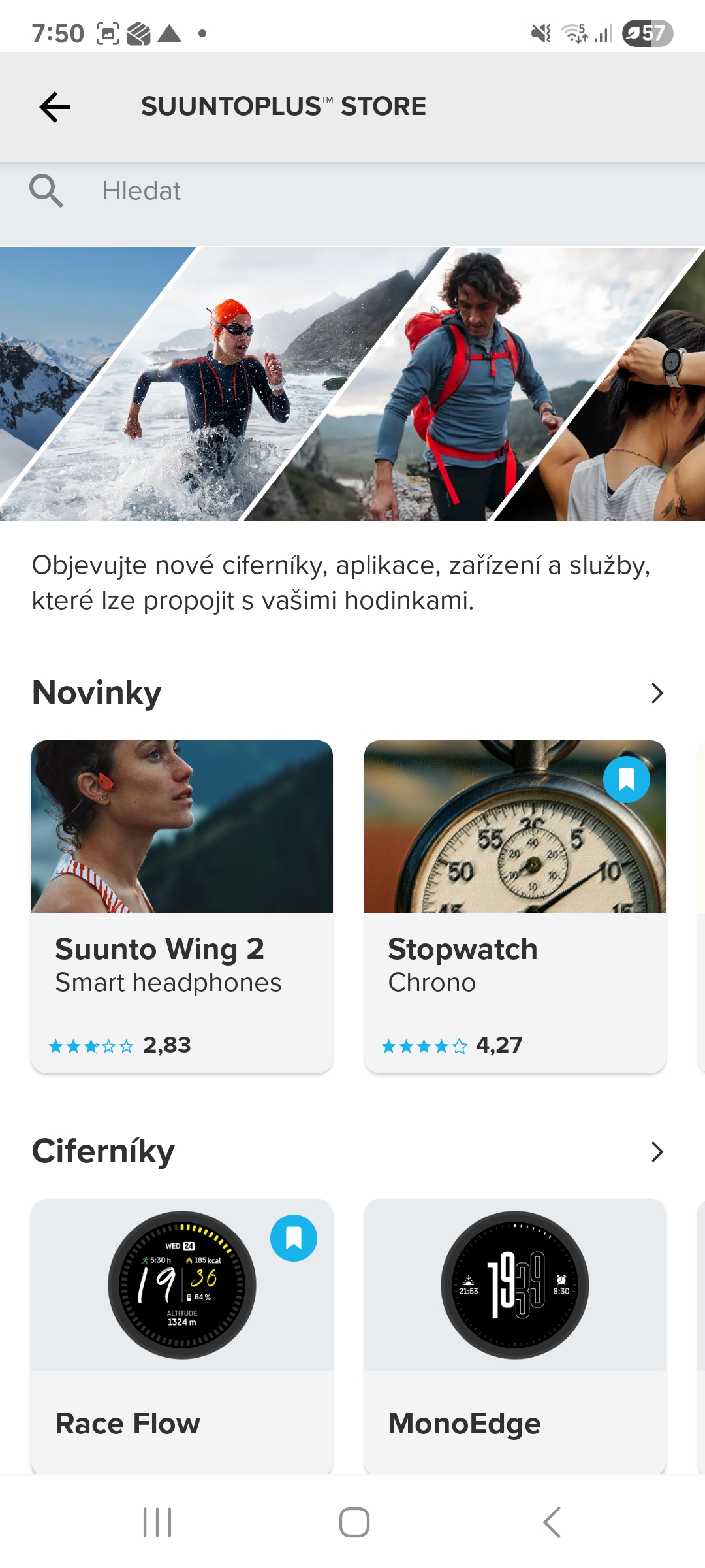 Recenze: Suunto Vertical 2 – Nejlepší parťák každého dobrodruha Screenshot z aplikace Suunto