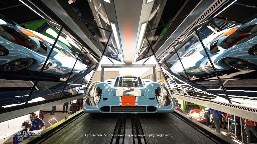 Počítačová hra Gran Turismo vizualizuje závodní auto