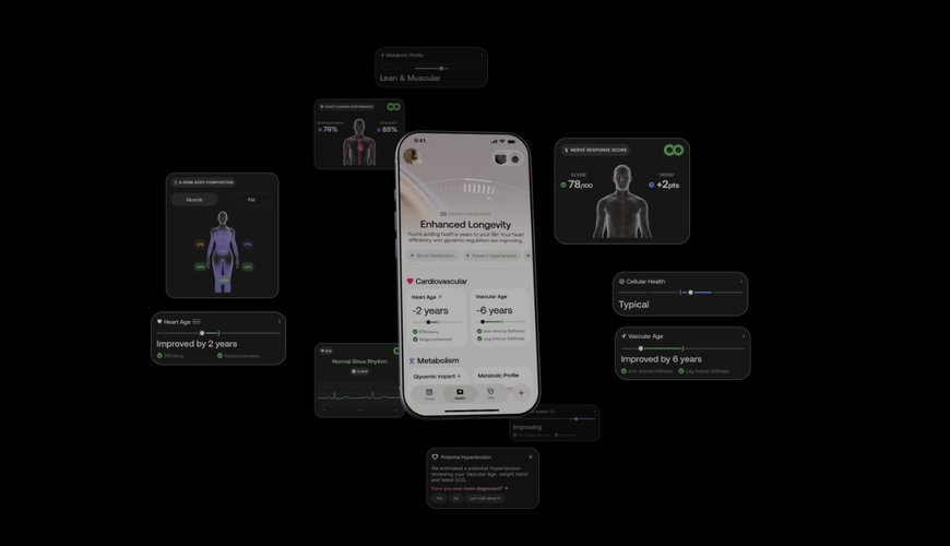 To nejlepší z CES 2026: Fascinující produkty i lákavé trendy displej mobilního telefonu s aplikací váhy Withings Body Scan 2
