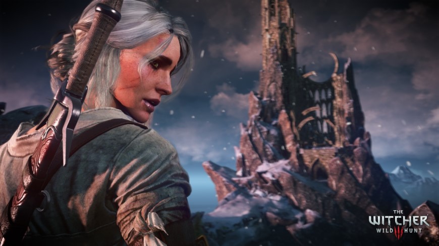Zaklínač 3 znovu ožívá. Čeká nás nové DLC, nebo jde jen o dokonale připravenou iluzi? Ukázka ze hry Zaklínač 3: Žena se zříceninou hradu v pozadí