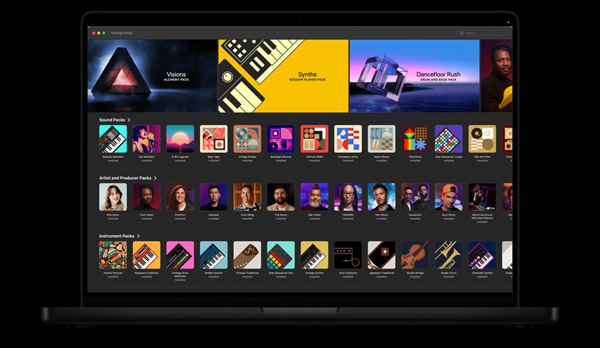 Logic Pro Sound Library Apple Creator Studio