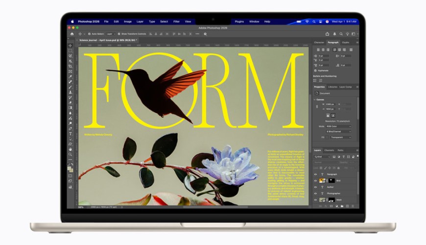 Apple s novinkami dále boduje – upgradoval Macy a odhalil nové duo monitorů Studio Display. MacBook Air s čipem M5 se zapnutým displejem
