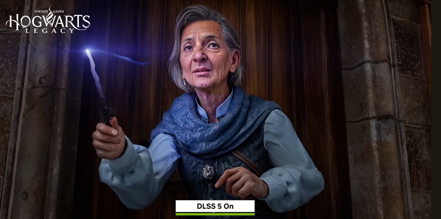 Technologie NVIDIA DLSS 5 posouvá vizuální kvalitu her o mílový krok dále Ukázka zapnutého DLSS 5 ve hře Hogwarts Legacy