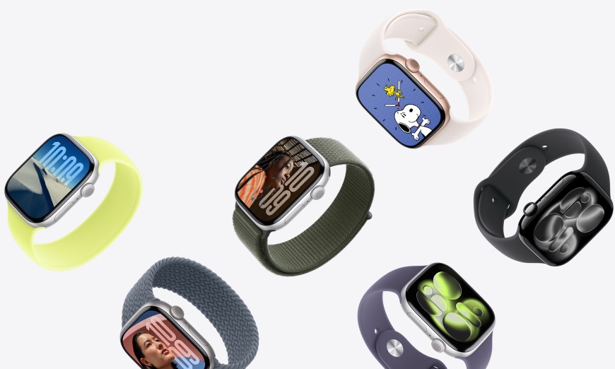 Proč si pořídit Apple Watch? Apple Watch Series 11 v různých barevných variantách