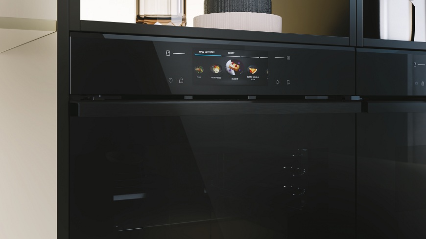 Trouba Haier ID Series 6: Pečení pod dohledem chytré kamery ovládací panel trouby Haier ID Series 6
