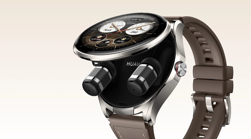 Huawei Watch Buds 2: Když hodinky skrývají sluchátka Hodinky Huawei Watch Buds 2, které uvnitř těla ukrývají sluchátka