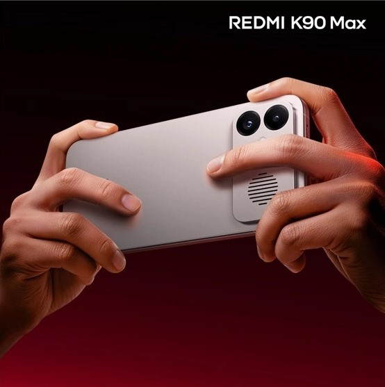Redmi K90 Max: Nový král herních telefonů? Redmi K90 Max ze zadní strany připraven k focení