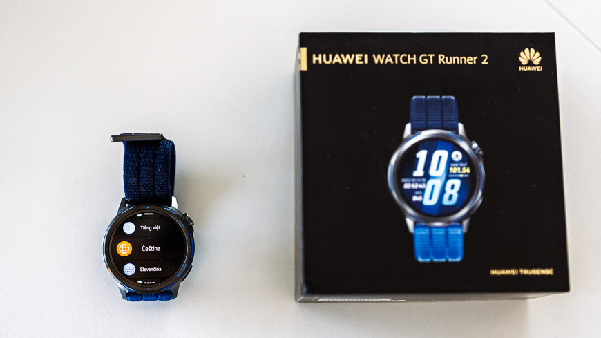 Chytré hodinky Huawei Watch GT Runner 2 s originální krabicí