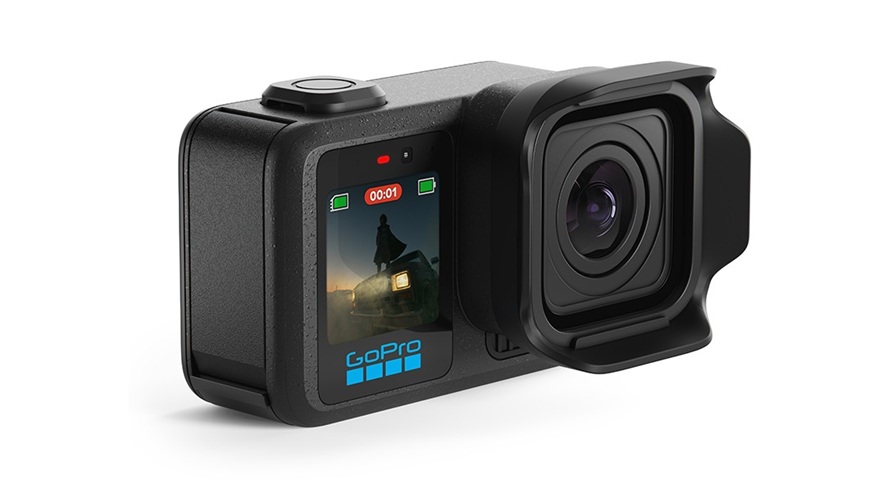 Revoluce GoPro: Nová generace outdoorových kamer GoPro Mission 1 posouvá hranice natáčení na vyšší úroveň Outdoorová kamera GoPro MISSION 1 – Pohled z profilu