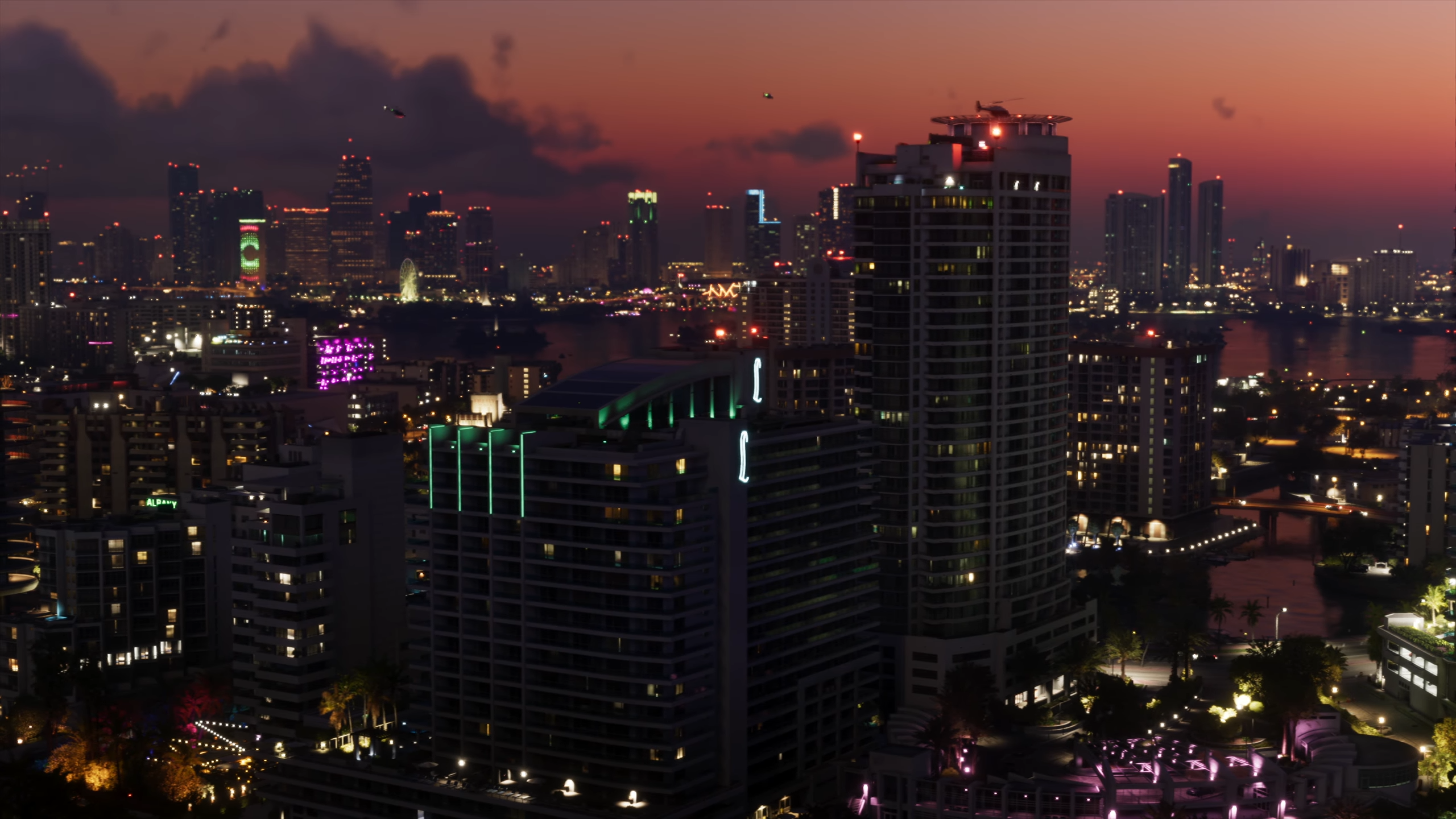 Grand Theft Auto VI: Vše o nejočekávanější hře desetiletí – předobjednávky spuštěny (aktualizováno) Záběr nočního města, screenshot z ukázky ze hry