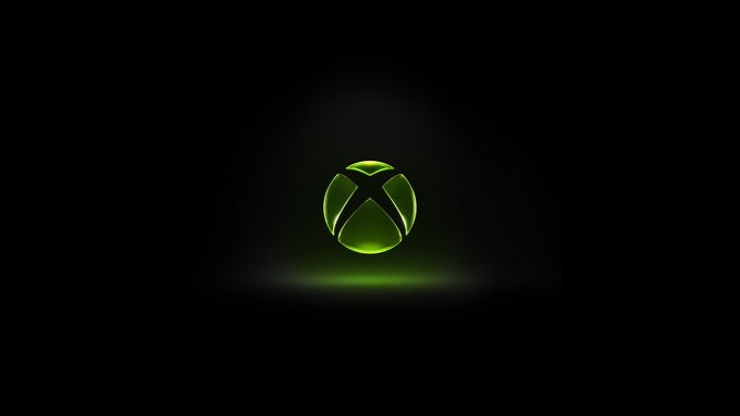 Nové logo Xbox na černém pozadí