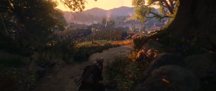 Třetí DLC pro Zaklínače 3: Songs of the Past rozechvějí zaklínačské medailony příští rok (aktualizováno) Krajina Lettenu ozářená sluncem, na cestu vepředu vjíždí Geralt na koni