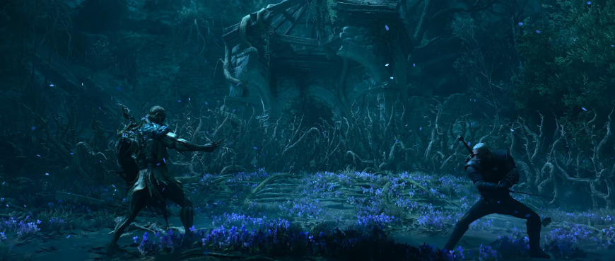 Třetí DLC pro Zaklínače 3: Songs of the Past rozechvějí zaklínačské medailony příští rok (aktualizováno) Geralt potmě bojuje s jinou postavou
