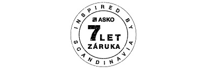 Domácí prádelna ASKO: perfektní péče o vaše prádlo logo 7lete zaruky na spotrebic asko