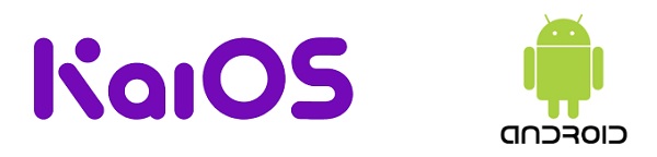Logo KaiOS a Android.